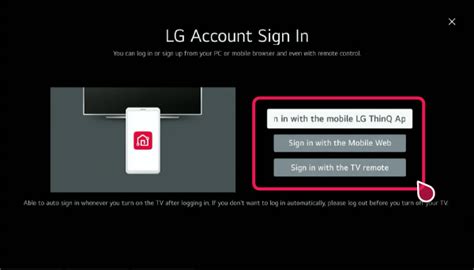 log into lg account.